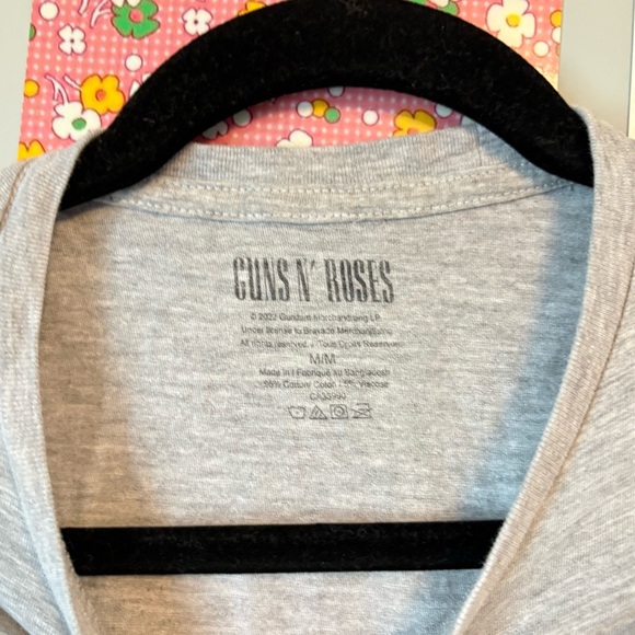 GUNS N ROSES FLOWER GRAPHIC BAND TEE - Picture 5 of 10